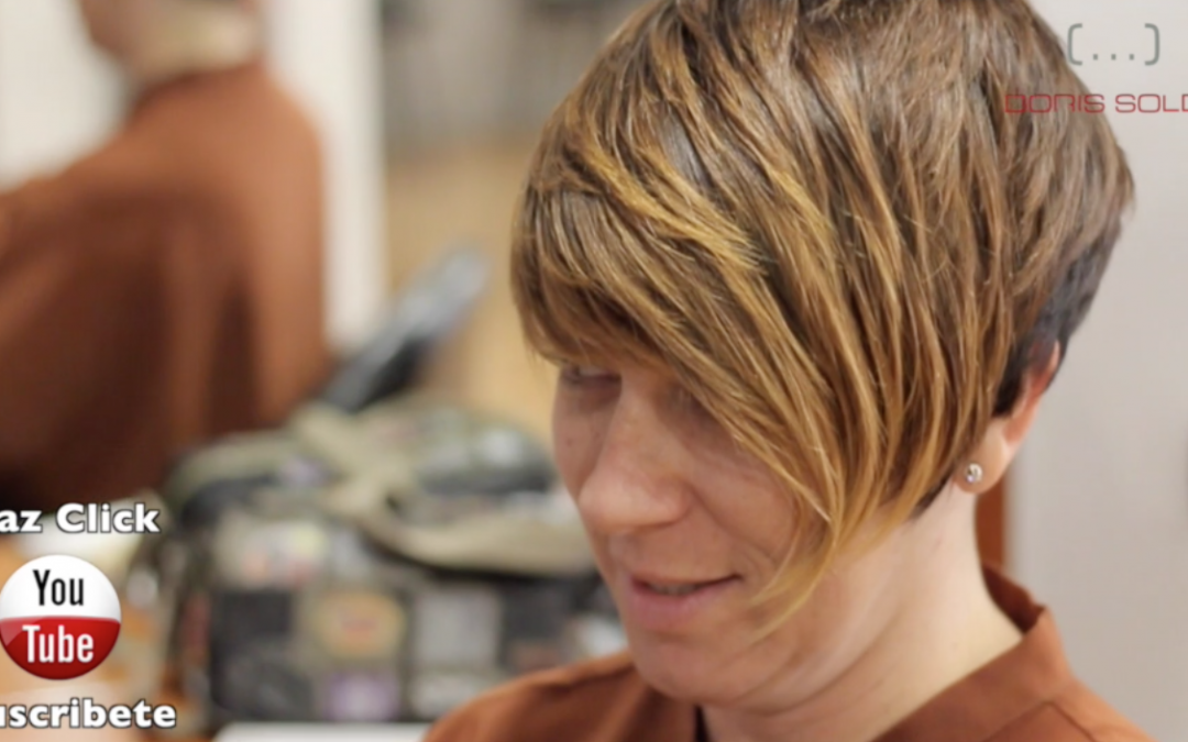 Como poner rubio el flequillo con Mechas Balayage