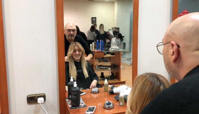Como hacer un corte degradado alto y despuntado